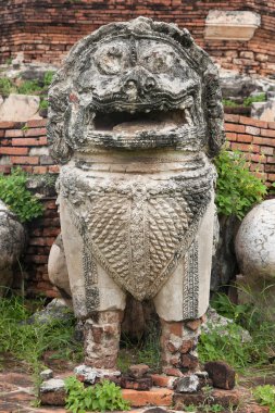 Wat Thammikarat'ta Aslan Heykeli