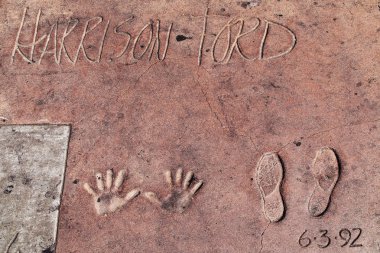 Harrison Ford'un El ve Ayak İzleri