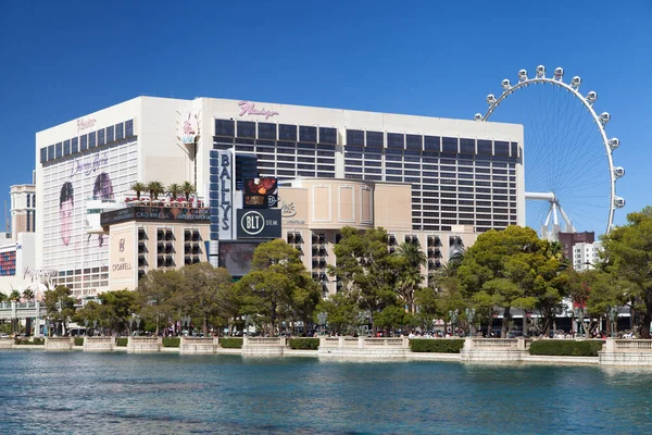 Las Vegas Nevada Agosto 2019 Flamingo Hotel High Roller Visto — Fotografia de Stock
