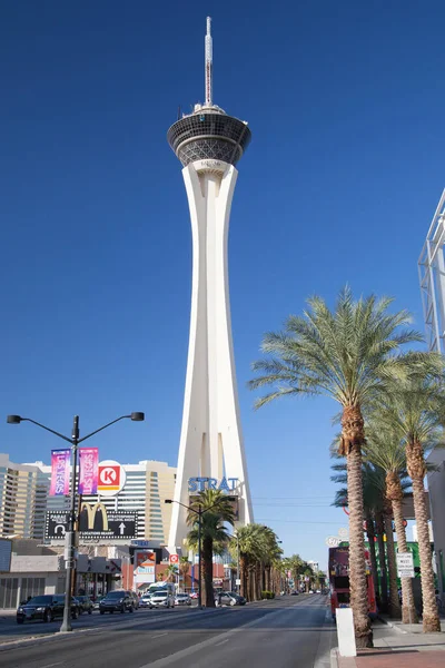 Las Vegas Nevada August 2019 Stratosphere Tower Las Vegas Nevada — Stok fotoğraf