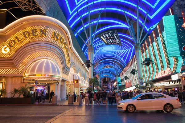 Las Vegas Nevada August 2019 Golden Nugget Der Fremont Street — Stockfoto