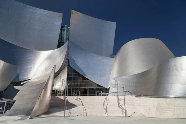 Las Angeles Califórnia Setembro 2019 Entrada Wall Disney Concert Hall — Fotografia de Stock