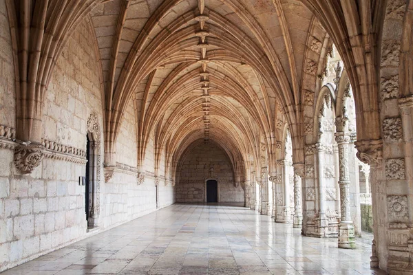 Upper Cloister Jeronimos Monastery Lisbon Portugal — Stock Photo, Image