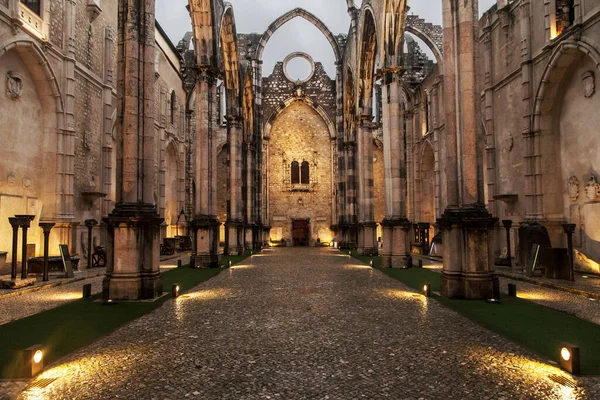 Convento Carmo Lisboa Portugal — Fotografia de Stock