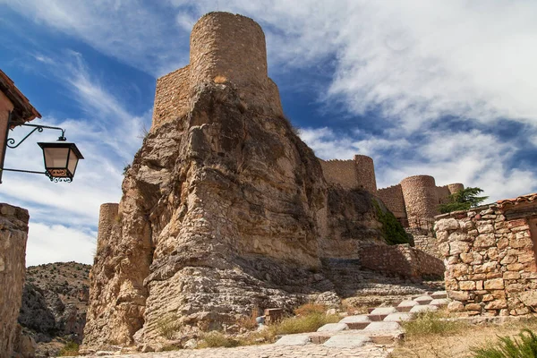 Slottet Albarracin Teruel Spanien — Stockfoto