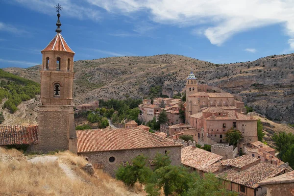 Santiago Kerk Kathedraal District Van Albarracin Teruel Spanje — Stockfoto