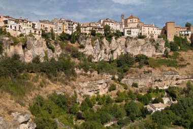 Cuenca, İspanya 'daki San Pedro' nun Huecar ve Mahallesi 'nin orağı.
