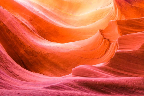 Gyönyörű Kilátás Nyílik Antilop Kanyon Homokkő Képződmények Híres Navajo Törzsi — Stock Fotó