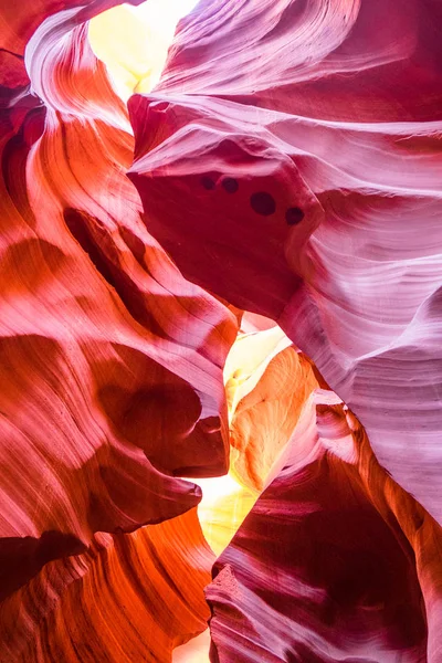 Beautiful View Antelope Canyon Sandstone Formations Famous Navajo Tribal National — Stock Photo, Image