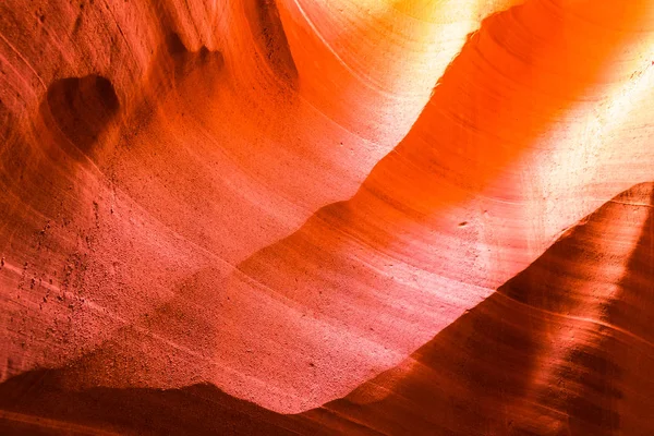 ページ アリゾナ 米国の近くの有名なナバホ部族国立公園でアンテロープ キャニオン砂岩の美しい景色 — ストック写真