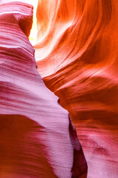 Bela Vista Das Formações Arenito Antelope Canyon Famoso Parque Nacional — Fotografia de Stock