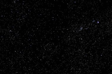 Yıldızlı starfield arka plan siyah yıldız ve uzay gökyüzü gece evren gökada