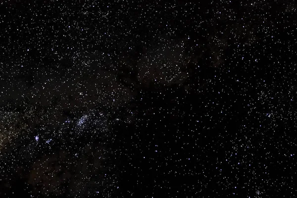 Estrelas Galáxia Espaço Exterior Céu Noite Universo Preto Estrelado Fundo — Fotografia de Stock