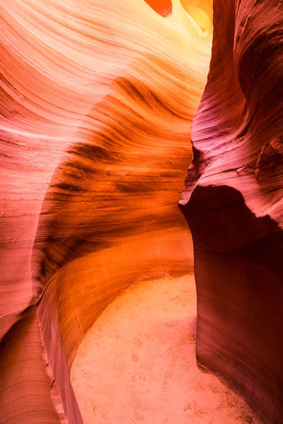 Beautiful View Antelope Canyon Sandstone Formations Famous Navajo Tribal National — Stock Photo, Image