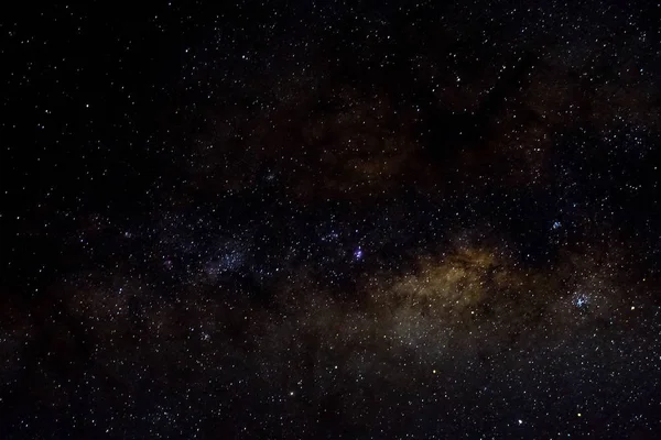 Estrelas Galáxia Espaço Exterior Céu Noite Universo Preto Estrelado Fundo — Fotografia de Stock