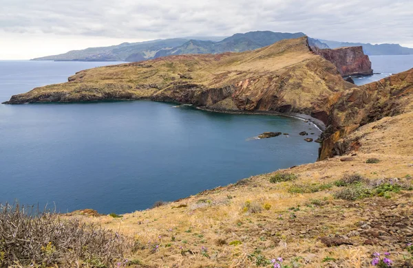 Ilha Madeira Oceano Montanhas Paisagem San Lorenco Cape Portugal — Fotografia de Stock