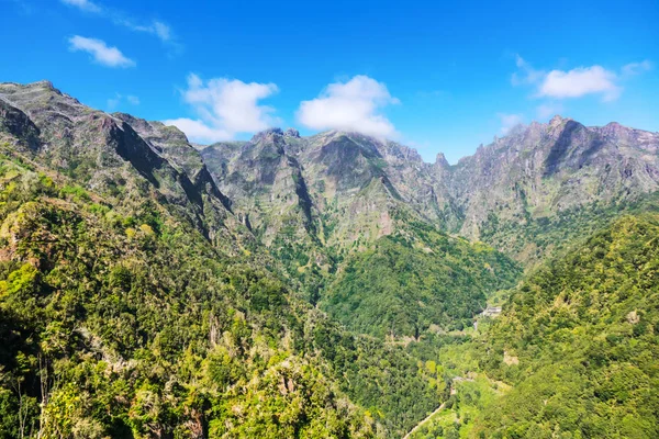 Madeira Adası Güzel Dağ Manzara Portekiz — Stok fotoğraf