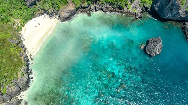 Railay Beach Thailand Krabi Province Aerial View Tropical Railay Pranang — Stock Photo, Image