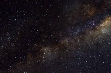 Yıldızlar ve galaksiler gökyüzü gece evreni parlak yıldız alanının siyah yıldızlı arka planı