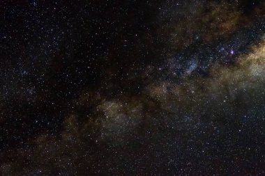 Yıldızlar ve galaksiler gökyüzü gece evreni parlak yıldız alanının siyah yıldızlı arka planı