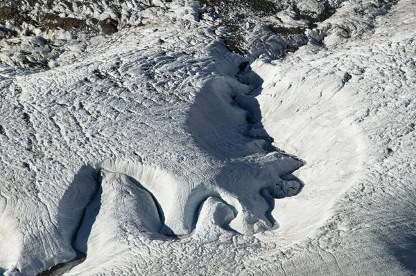 Glaciar Los Alpes Suizos Nieve Hielo Hermoso Paisaje Alpino Verano —  Fotos de Stock