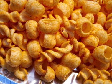 Gevrek peynir aperatifler puffs karalamalar Doğum günü bahçe partisi bir hizmet kasede