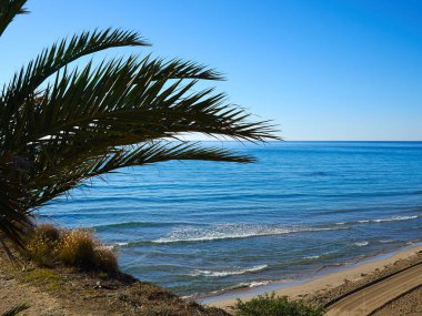Popüler büyük yaz tatil seyahat hedef La Zenia Beach Orihuela Kosta Güney İspanya