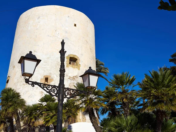 Berühmte Attraktive Touristenattraktion Torre Vigia Berber Pirate Wachturm Cabo Roig — Stockfoto