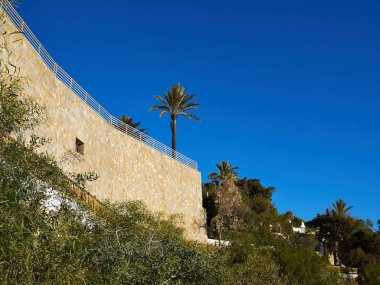 Cabo Roig ünlü promenade. Costa Blanca. İspanya büyük yaz seyahat hedef