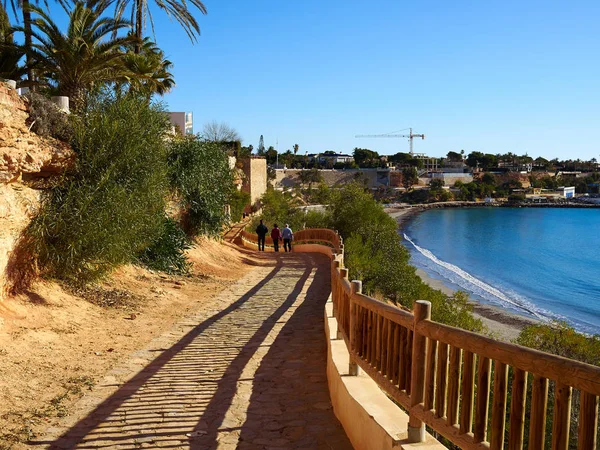Berühmte Promenade Von Cabo Roig Costa Blanca Spanien Großes Sommerreiseziel — Stockfoto