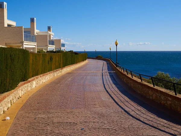 Famoso Paseo Marítimo Cabo Roig Costa Blanca España Gran Destino —  Fotos de Stock