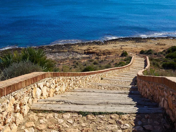 Berühmte Promenade Von Cabo Roig Costa Blanca Spanien Großes Sommerreiseziel — Stockfoto