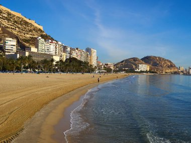 Popüler yaz Avrupa Akdeniz tatil hedef ünlü Alicante İspanya