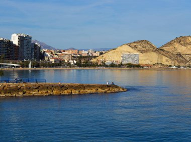 Popüler yaz Avrupa Akdeniz tatil hedef ünlü Alicante İspanya