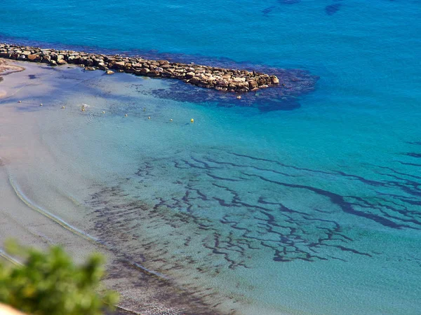 Verão Popular Destino Férias Mediterrâneo Europeu Famoso Alicante Espanha — Fotografia de Stock