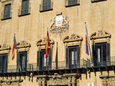 Ünlü şehir Belediye ayrıntılarını Alicante, Costa Blanca, Valencia eyaletinin İspanya kare