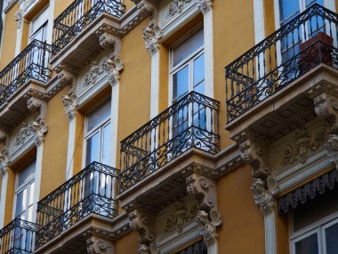 Geleneksel klasik İspanyol ev şehir Alicante Costa Blanca Valencia eyaletinin İspanya stil.