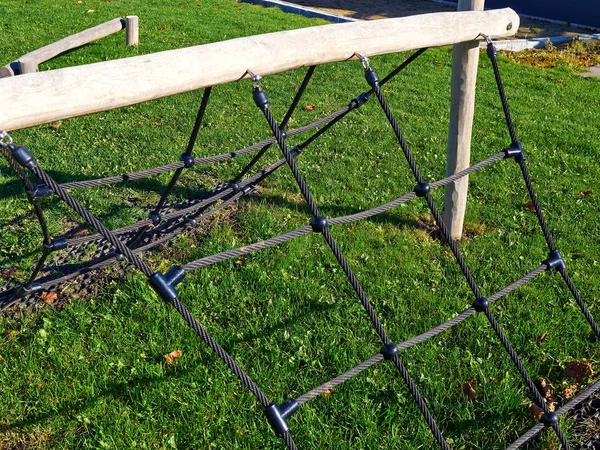 Creative Playground Made Wood Middle Nature — Stock Photo, Image