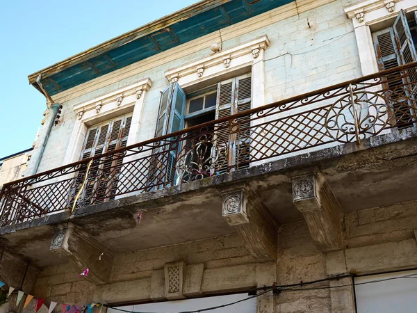 Alte Alternde Traditionelle Stadthaus Limassol Zypern Immobilien Stadt Versteckt Juwel — Stockfoto