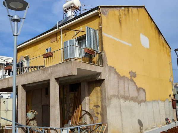 Vecchio Invecchiamento Tradizionale Casa Città Paphos Cipro Città Immobiliare Opportunità — Foto Stock