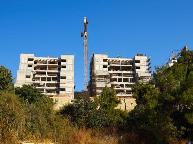 İskele platformu sytem ile modern şantiye