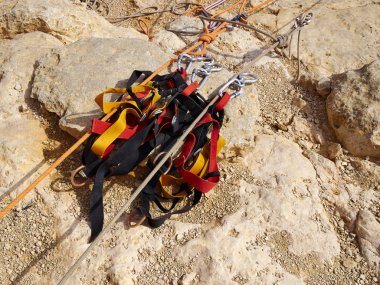 Outdoors ekstrem spor - rappeling abseiling dişli