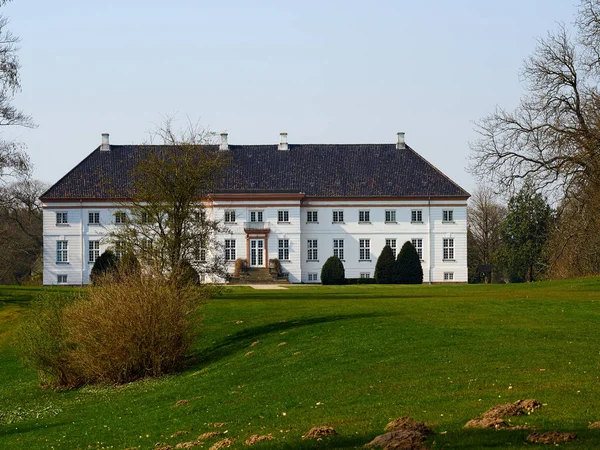 Old classical style manor house Fyn Funen Denmark — Stock Photo, Image