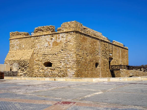 Středověký hrad v Paphos Kypru — Stock fotografie