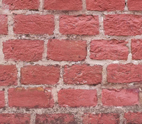 wall of red bricks texture, background.