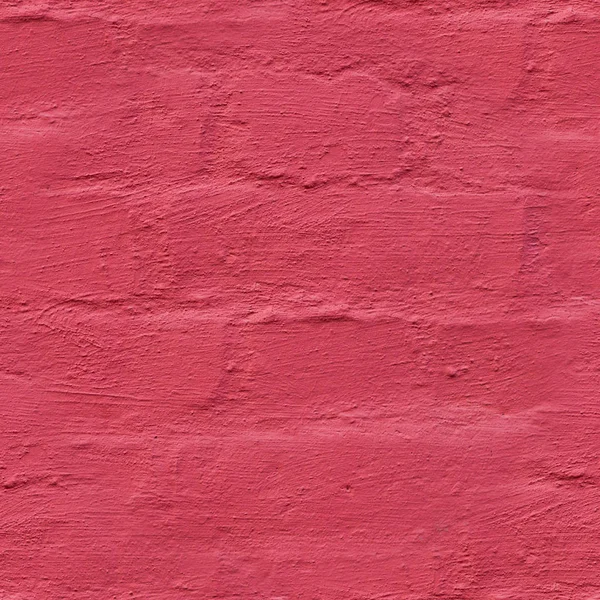 sorunsuz tuğla duvarına kırmızı arka plan boyalı. doku. 