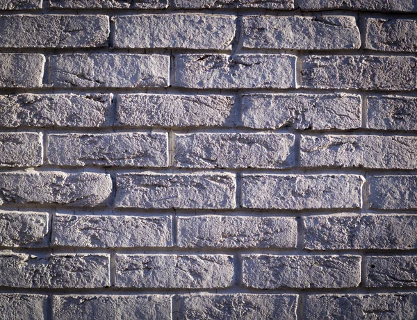 Muur Van Witte Verweerde Stenen Met Schaduwen Vignet Achtergrond Textuur — Stockfoto