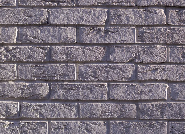 Muur Van Witte Verweerde Stenen Met Schaduwen Achtergrond Textuur — Stockfoto