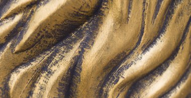 cilalı dalgalı bronz doku. arka plan, kavram