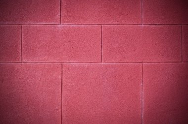 tuğla duvarına skeç ile kırmızı arka plan boyalı. doku.